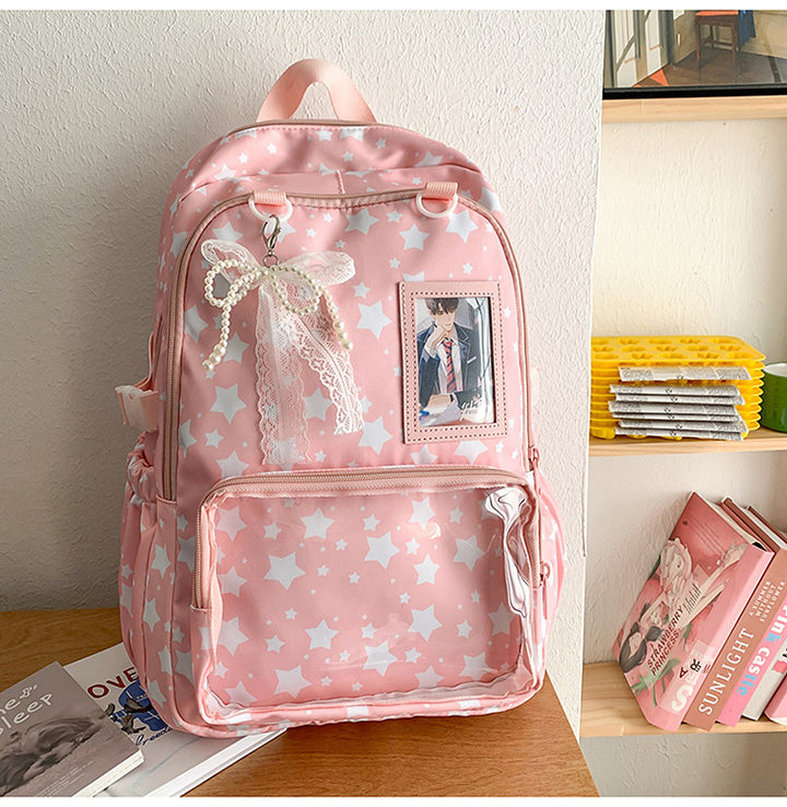 Star-Themed Multi-Functional Backpack Bowlift