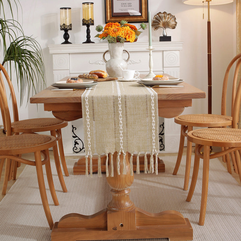 Textured Woven Table Runner