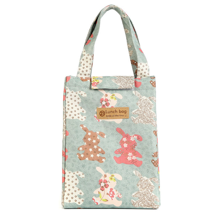 Insulated Rabbit Design Lunch Tote