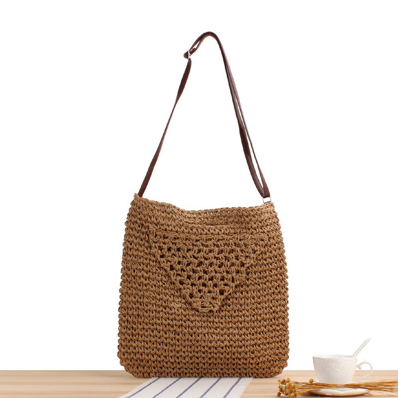 Handbag with Modern Macrame Structures Bowlift