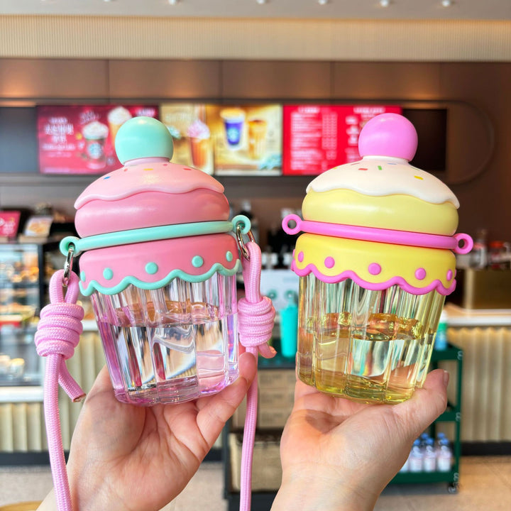 Women creative Cupcake water bottle Bowlift