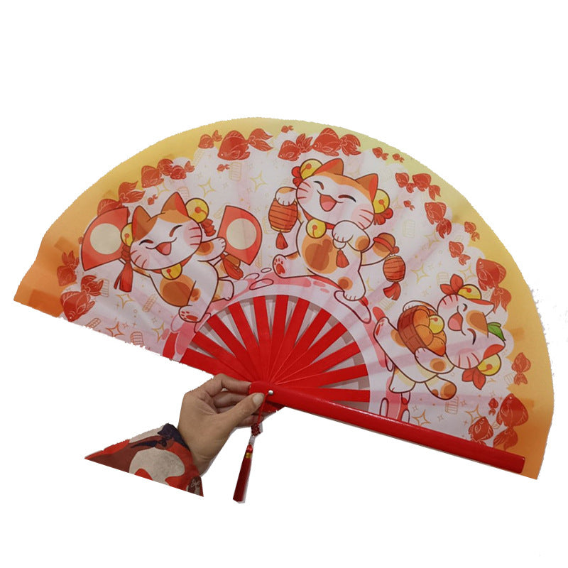 Women's fan with creative drag motif Bowlift