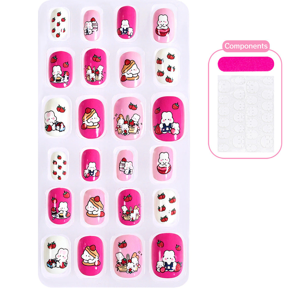 Themed Summer Beach Nail Art Press-On Nails Bowlift