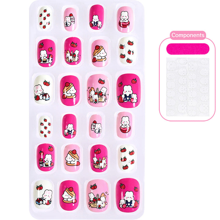 Themed Summer Beach Nail Art Press-On Nails Bowlift