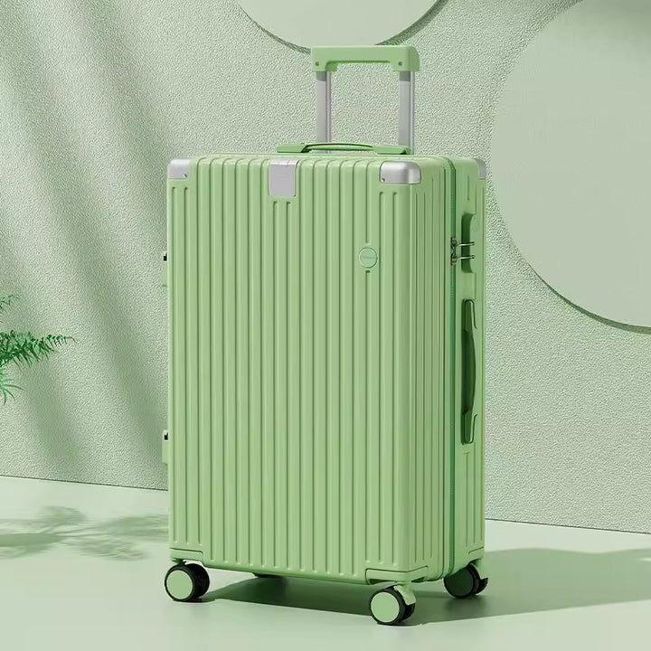 Women's Stylish Textured Spinner Luggage Bowlift