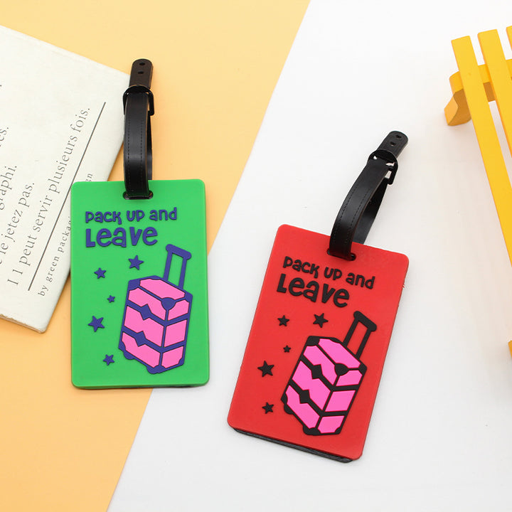 Unisex Travel-Themed Luggage Tag Bowlift