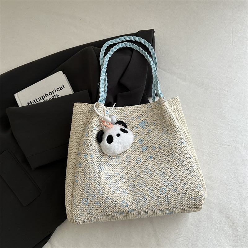 Chic Woven Tote Bag Bowlift