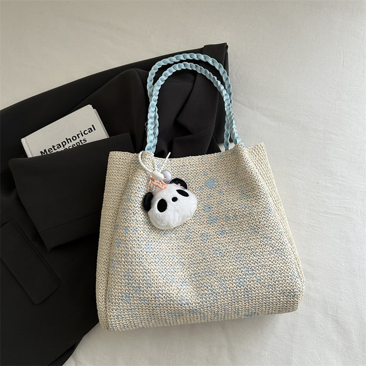 Chic Woven Tote Bag Bowlift