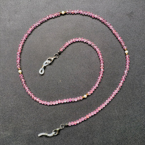 Elegant glasses holder chain with colorful beads Bowlift