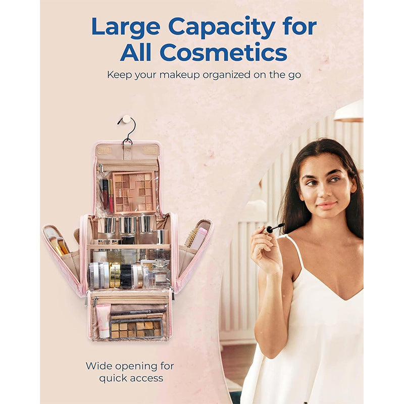 Cosmetic storage bag with multiple compartments Bowlift
