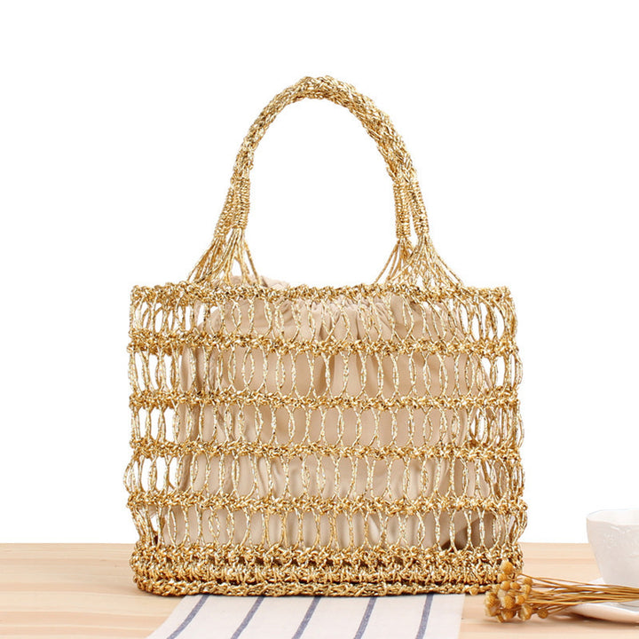 Practical mesh straw bag Bowlift