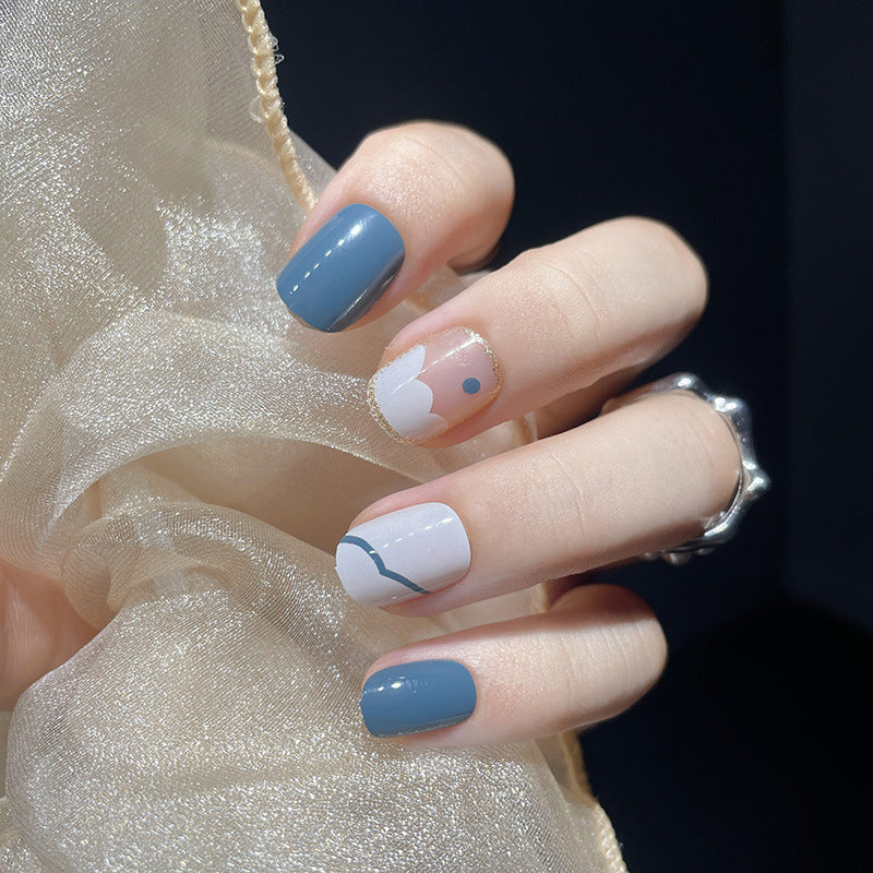 Artistic Geometric Nail Art Extensions Bowlift