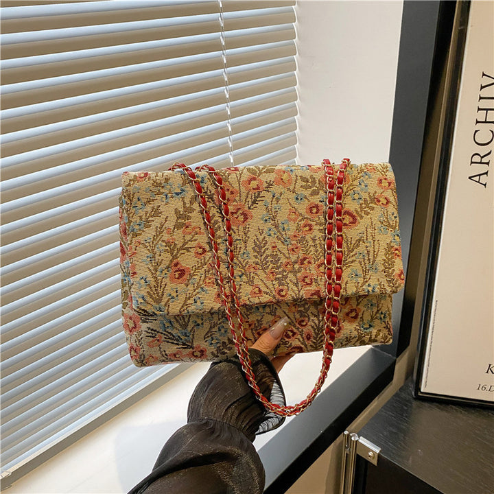 Elegant Floral Embellished Handbag Bowlift