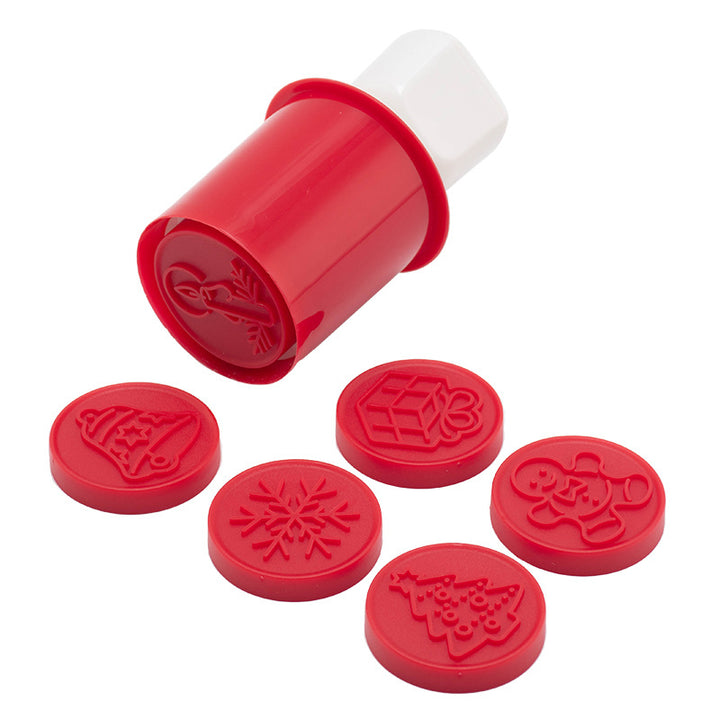 Funnier silicone cookie stamp with animal motifs Bowlift