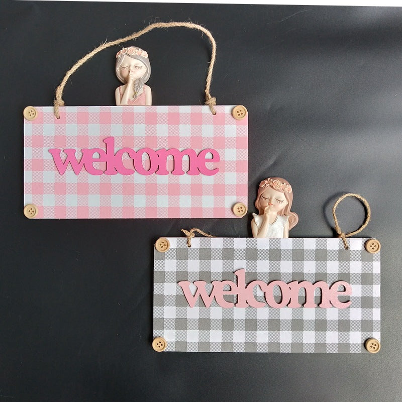 Charming Welcome Wall Sign Decorative Plaque