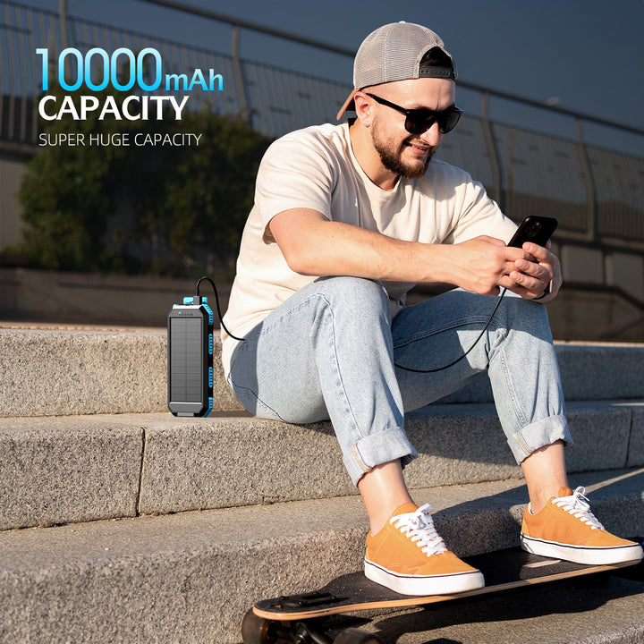 Solar Powerbank with Wireless Charging Function Bowlift