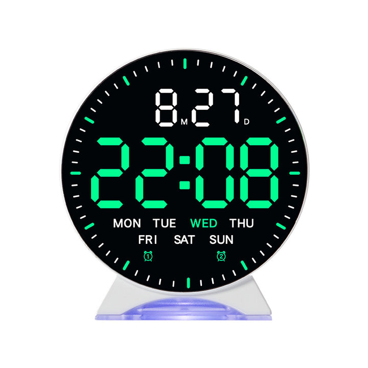 Digital multifunction alarm clock with calendar and temperature display Bowlift