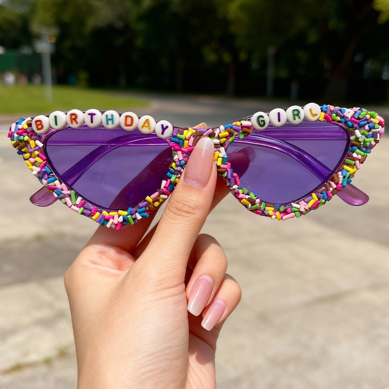 Fun-Themed Cat-Eye Sunglasses Bowlift