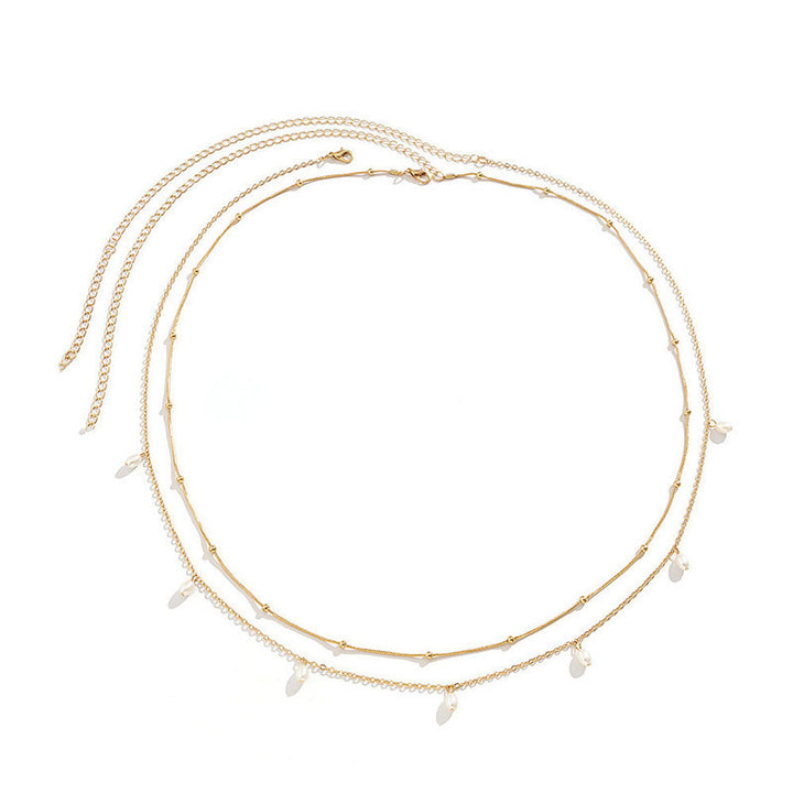 Elegant Layered Chain Necklace Bowlift