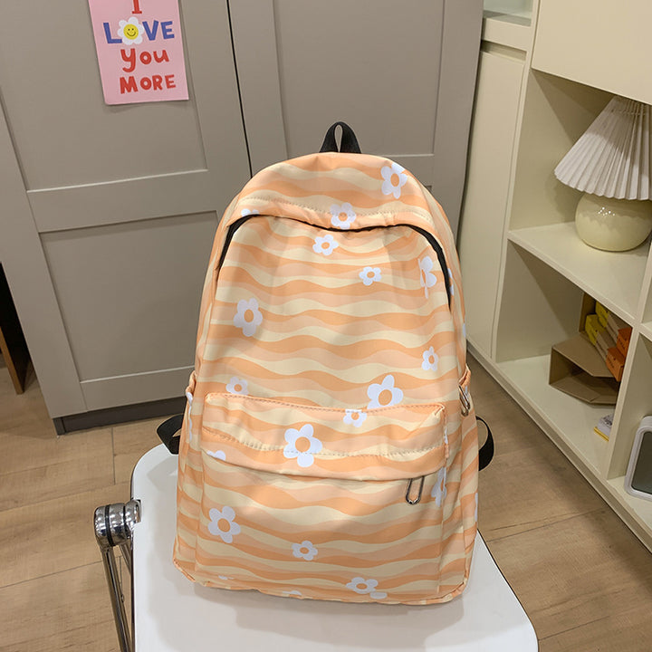 Patterned School Backpack