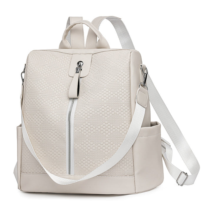 Multi-Functional Textured Backpack Bowlift