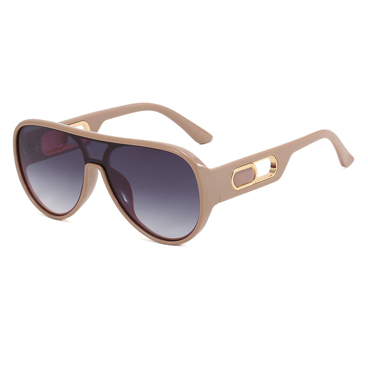Ladies Elegant Oversize Sunglasses with Designer Details Bowlift