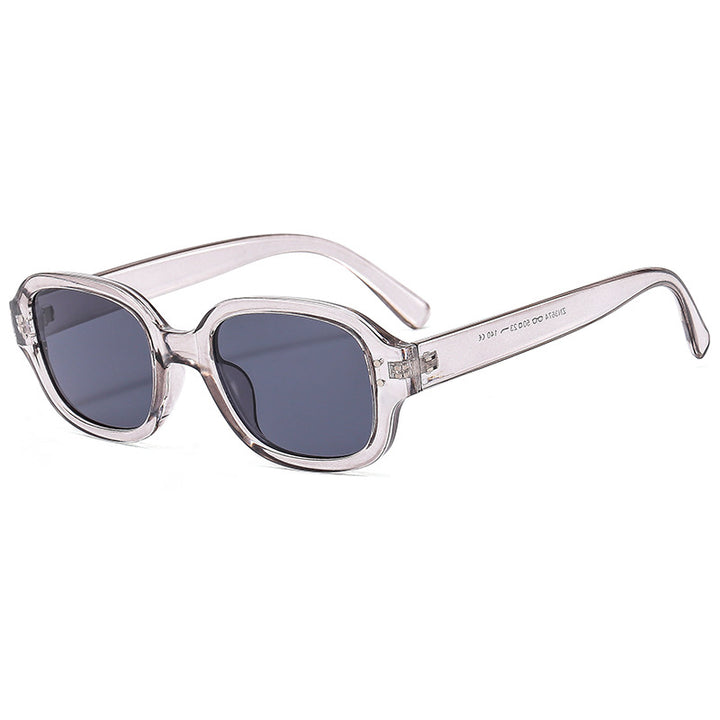 Women's sunglasses with modern, transparent frame and UV protection Bowlift