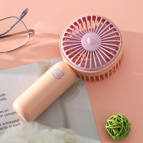 Women Portable Hand Fan with Ergonomic Grip and Powerful Battery Bowlift