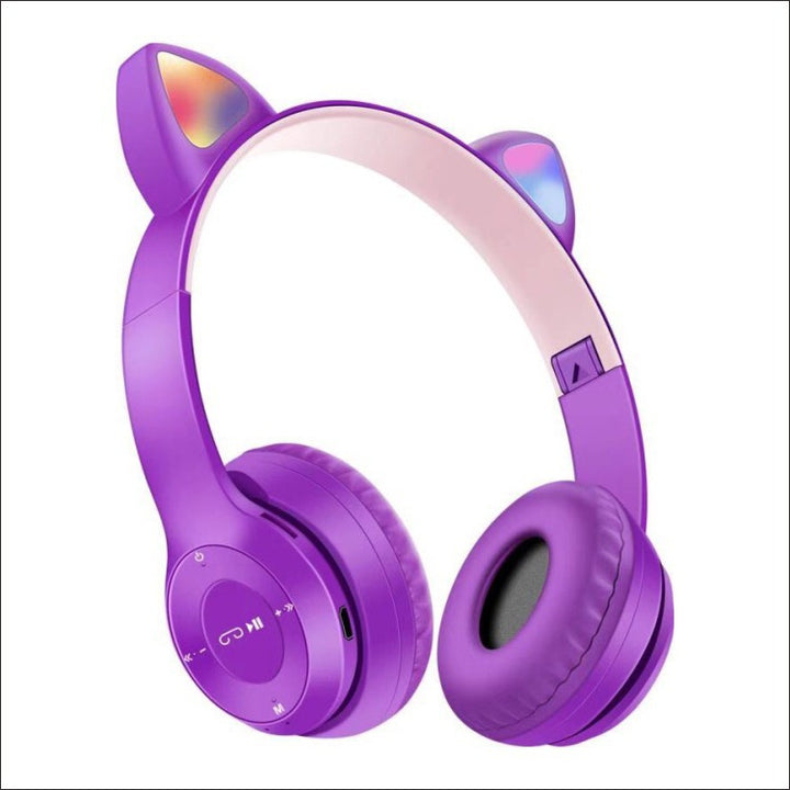Cat-Ear Bluetooth Headphones