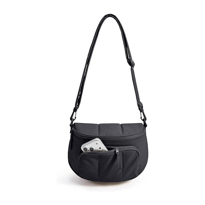 Stylish shoulder bag with detachable shoulder strap and versatile compartments Bowlift