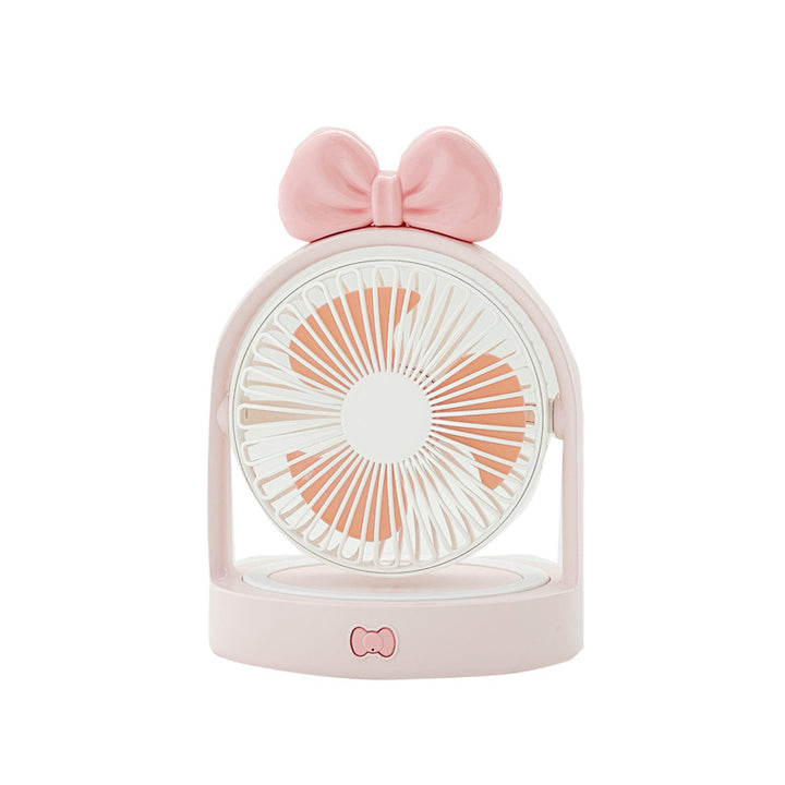 Ladies Portable Mini Fan with Cute Design Bowlift