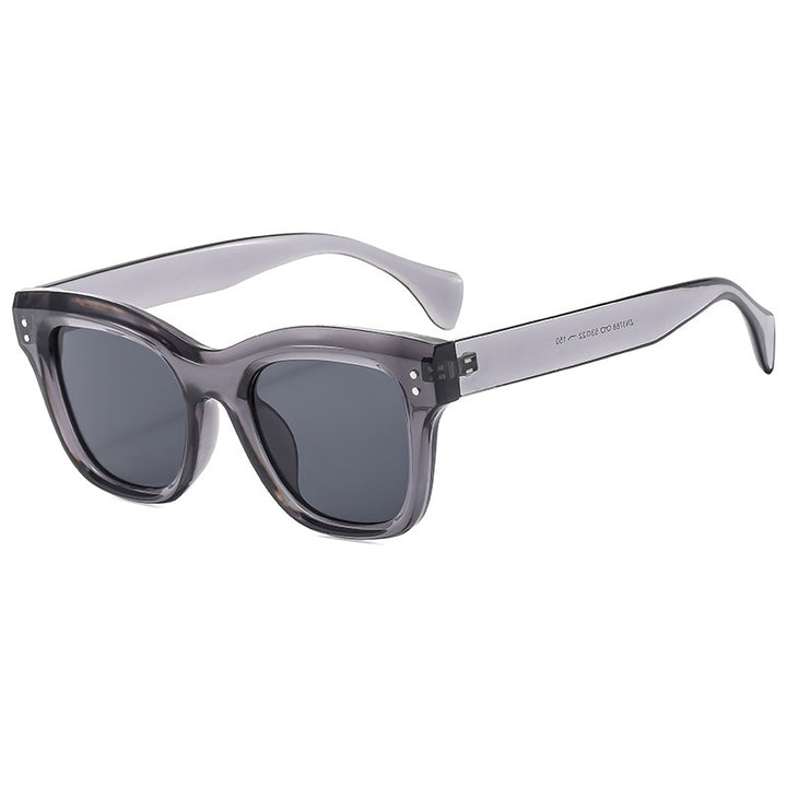 Women's oversized sunglasses with rounded square frame and UV protection Bowlift