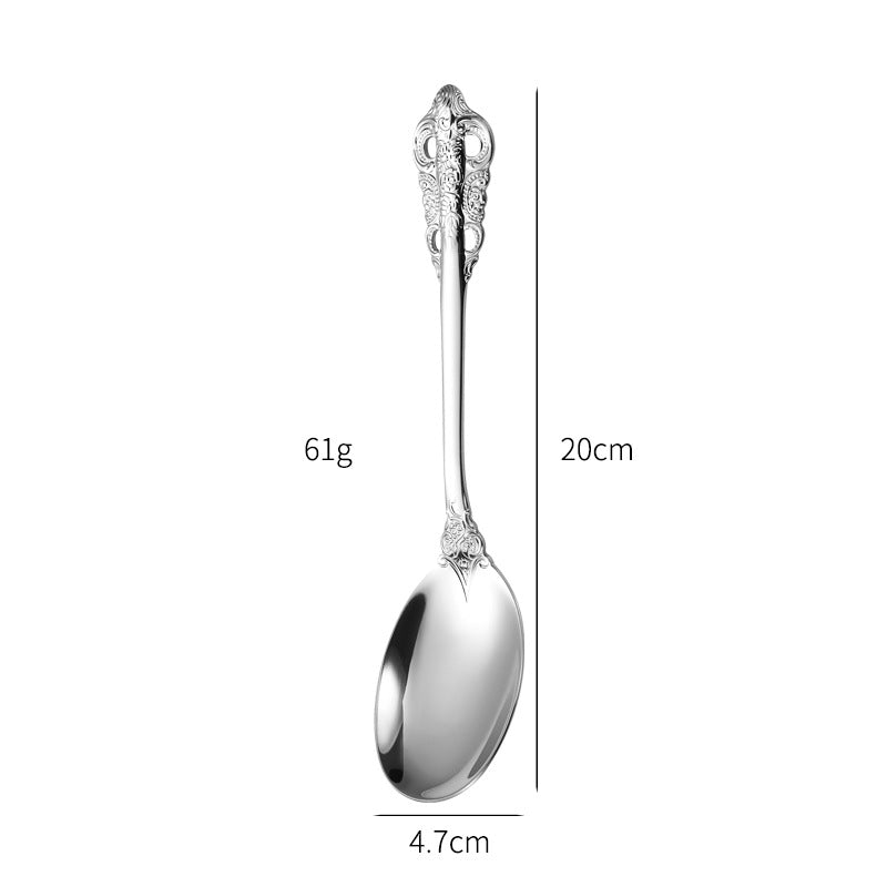 Elegant fish fork with artistic handle design Bowlift