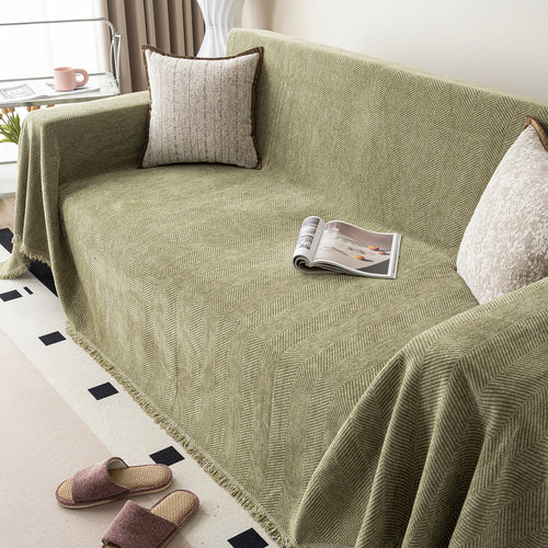 Textured Sofa Throw Blanket