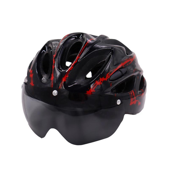 lightweight ventilated cycling helmet with adjustable fit system and removable visor Bowlift