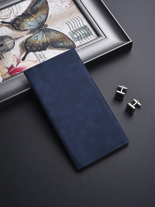 Elegant Long Leather Wallet Bowlift