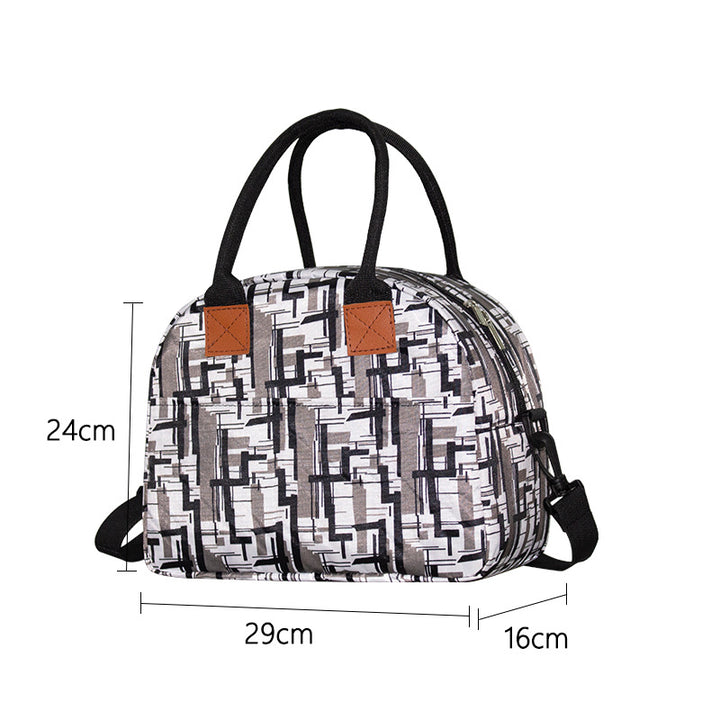 Women’s cooler bag with floral pattern and practical insulated compartment Bowlift