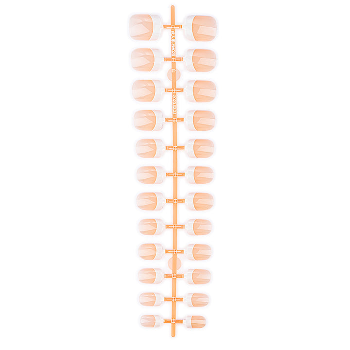 Elegant French Tip Press-On Nails Bowlift 1787228561