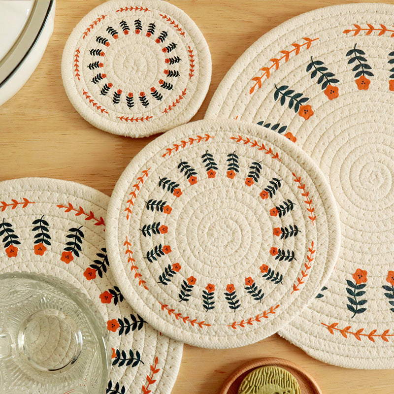 Round tablecloth with mandala pattern Bowlift
