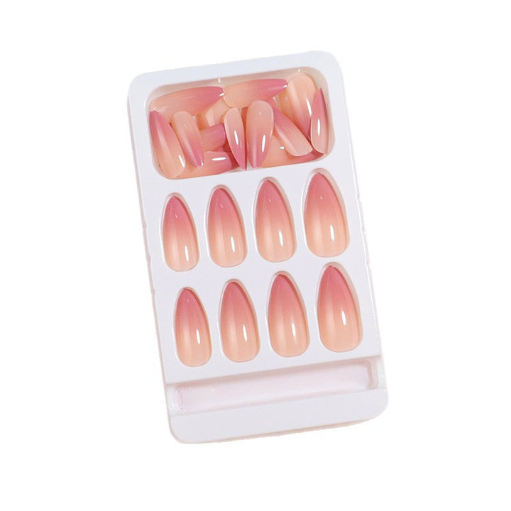 Gradient Ombre Stiletto Press-On Nails Bowlift