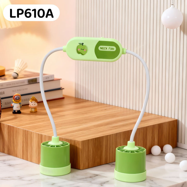 Women Portable Neck Fan with Flexible Design Bowlift
