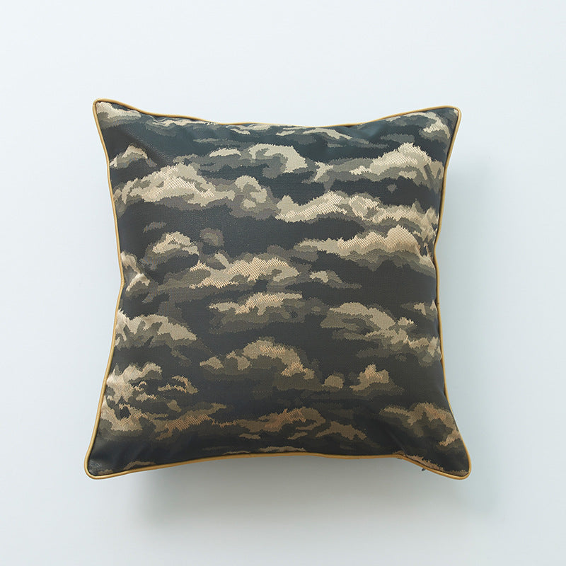 Textured Abstract Pattern Throw Pillow