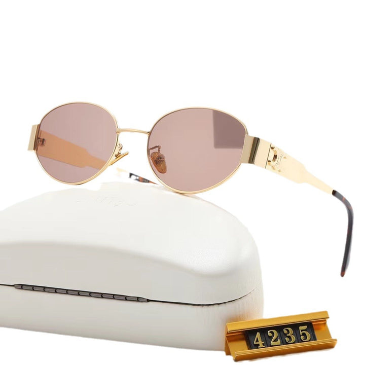 Women's exclusive oval-shaped designer sunglasses Bowlift