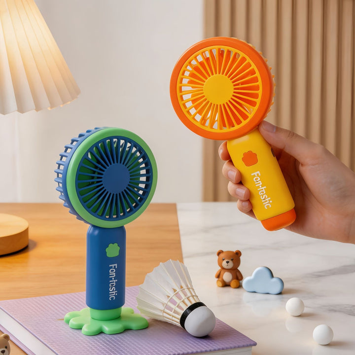 Women's Portable Mini Fan with Spray Function and USB Charging Option Bowlift