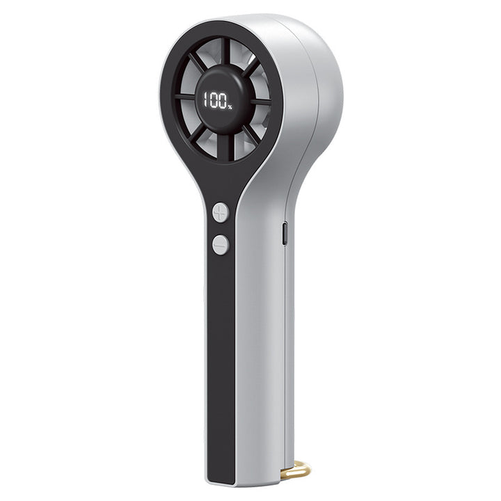 Unisex Portable Hand Fan with LCD Display and Ergonomic Design Bowlift