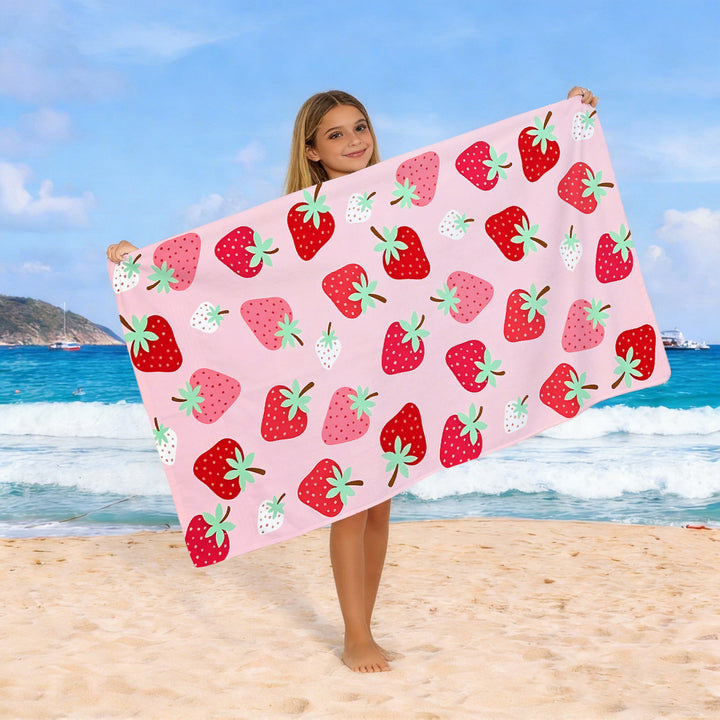 Beach towel with colorful horse motif Bowlift
