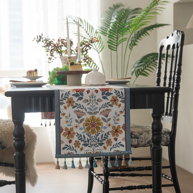 Decorative Floral Table Runner