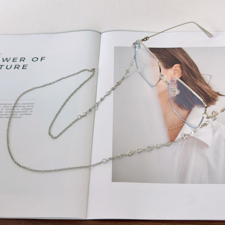 Decorative Crystal Eyewear Chain Bowlift