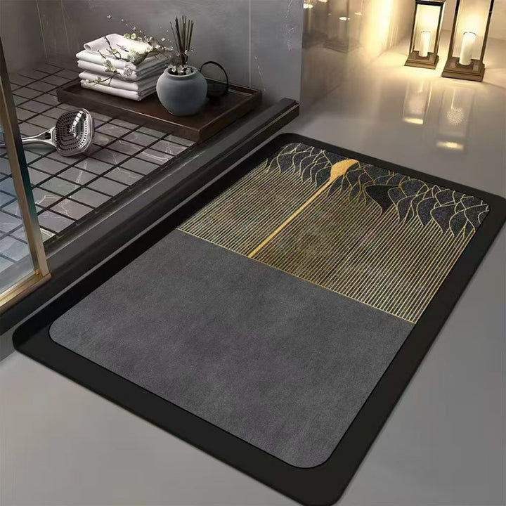 Abstract Geometric Design Bath Mat