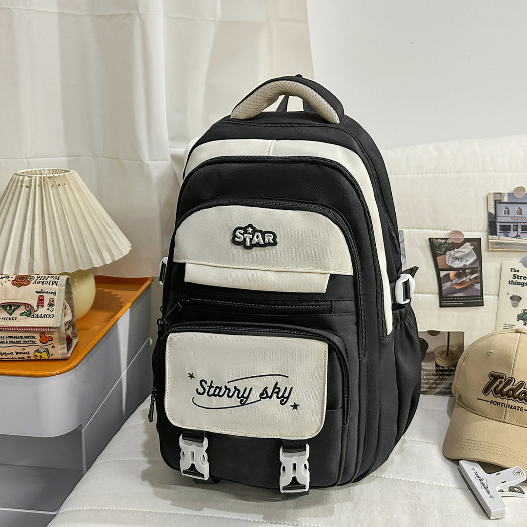 Stylish Multi-Compartment School Backpack